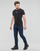 Abbigliamento Uomo T-shirt maniche corte Calvin Klein Jeans TRANSPARENT STRIPE LOGO TEE Nero