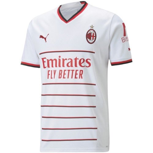 Abbigliamento T-shirt & Polo Puma Maglia Calcio Milan Away Replica 22/23 Bianco