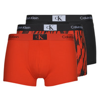 Biancheria Intima Uomo Boxer Calvin Klein Jeans TRUNK 3PK X3 Nero / Rosso