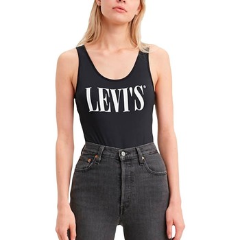 Abbigliamento Donna Top / T-shirt senza maniche Levi's Bodysuit graphic Nero