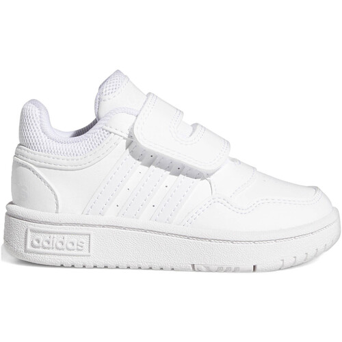 Scarpe Unisex bambino Sneakers adidas Originals Hoops 3.0 Cf I Bianco