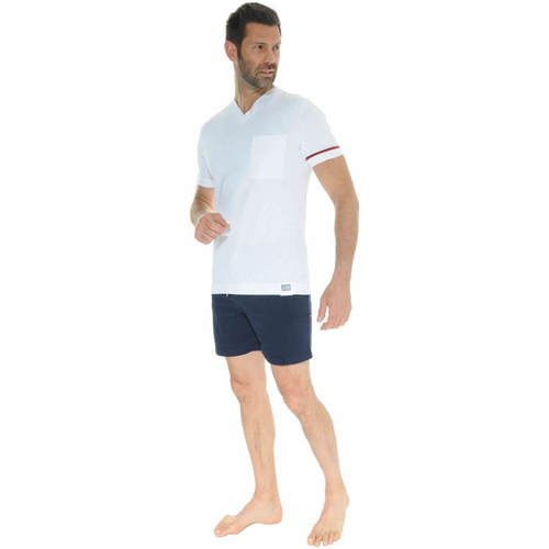 Abbigliamento Uomo Pigiami / camicie da notte Le Pyjama Français AMBIERLE Bianco