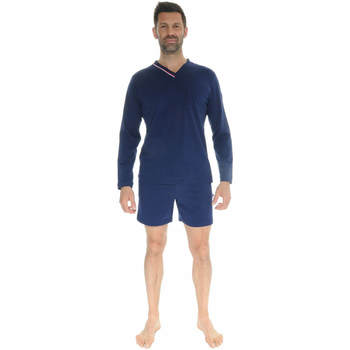 Abbigliamento Uomo Pigiami / camicie da notte Le Pyjama Français RENAISON Blu