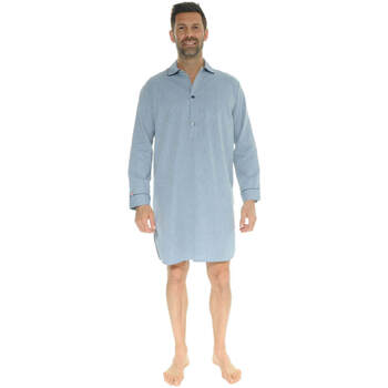 Abbigliamento Uomo Pigiami / camicie da notte Le Pyjama Français CHARLIEU Blu