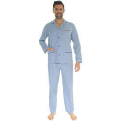 Abbigliamento Uomo Pigiami / camicie da notte Le Pyjama Français PRECIEUX Blu