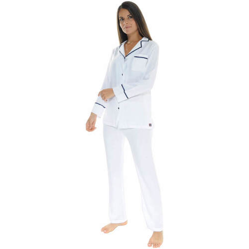 Abbigliamento Donna Pigiami / camicie da notte Le Pyjama Français ROANNAISE Bianco
