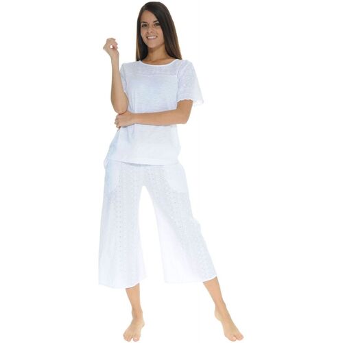 Abbigliamento Donna Pigiami / camicie da notte Pilus OSCARINE Bianco