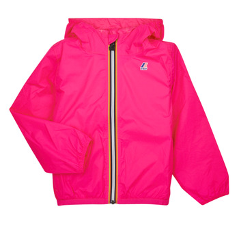 Abbigliamento Bambina giacca a vento K-Way LE VRAI 3.0 PETIT CLAUDE Rosa