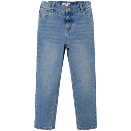 Abbigliamento Bambina Jeans dritti Name it 13197316 Blu