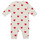 Abbigliamento Unisex bambino Pigiami / camicie da notte Petit Bateau A00E901 Bianco / Rosso