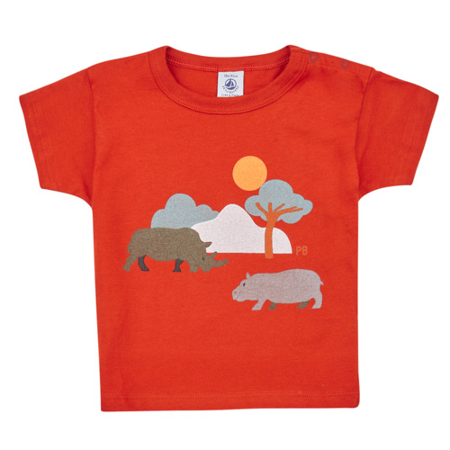Abbigliamento Unisex bambino T-shirt maniche corte Petit Bateau FAON Arancio
