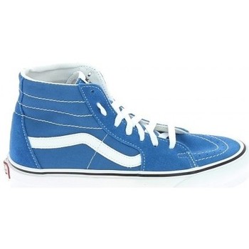 Scarpe Donna Sneakers Vans Sk8 Hi Bleu Blu