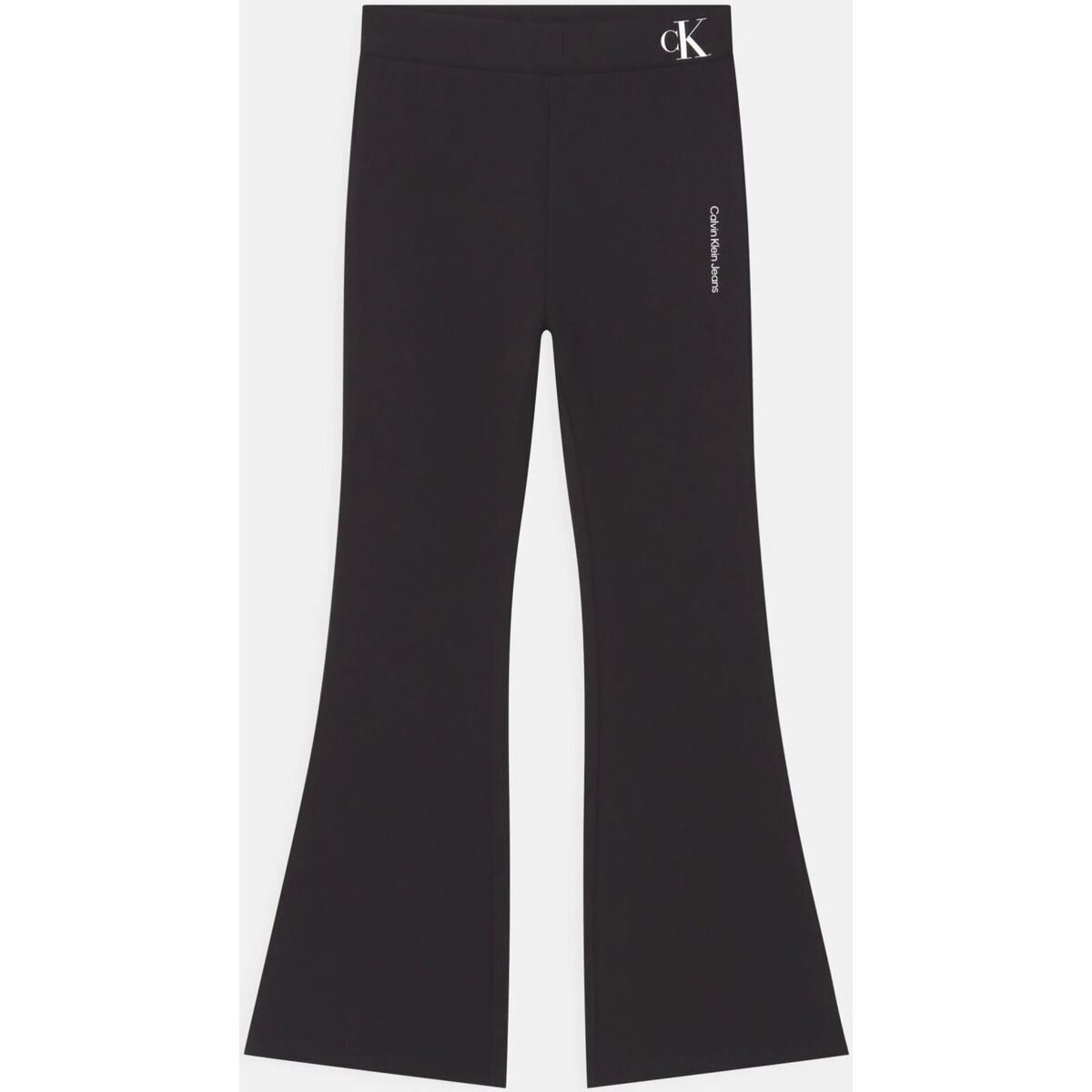 Abbigliamento Bambina Pantaloni Calvin Klein Jeans IG0IG01698-BEH DENIM BLACK Nero