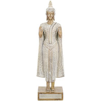 Casa Statuette e figurine Signes Grimalt Figura Di Buddha Bianco