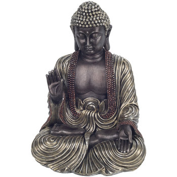 Casa Statuette e figurine Signes Grimalt Figura Di Buddha Meditando Nero