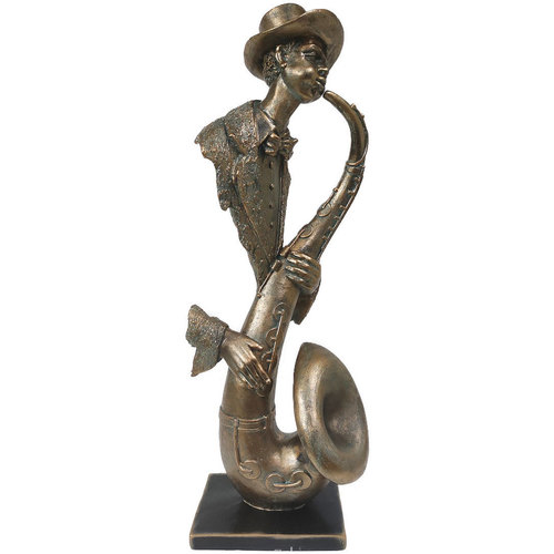Casa Statuette e figurine Signes Grimalt Figura Musicista Di Sassofono Oro