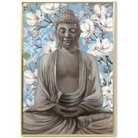 Casa Dipinti / tele Signes Grimalt Buddha Background Flores Blu