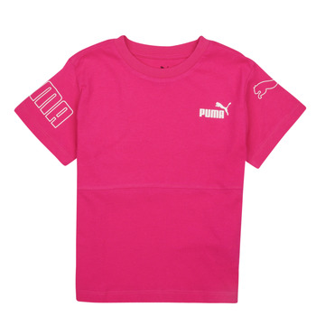 Abbigliamento Bambina T-shirt maniche corte Puma PUMA POWER COLORBLOCK Rosa