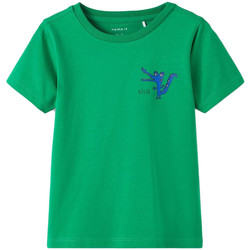 Abbigliamento Bambino T-shirt & Polo Name it 13208994 Verde