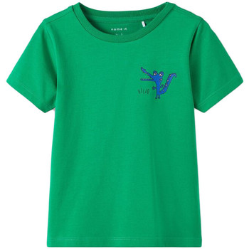 Abbigliamento Bambino T-shirt & Polo Name it 13208994 Verde