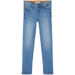 Abbigliamento Bambino Jeans slim Name it 13197595 Blu