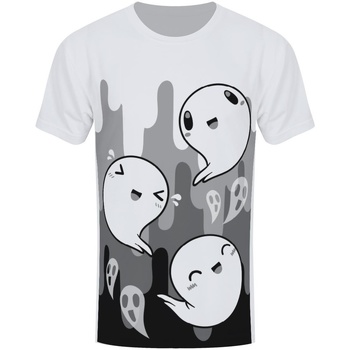 Abbigliamento Uomo T-shirts a maniche lunghe Grindstore Happy Spooks Nero