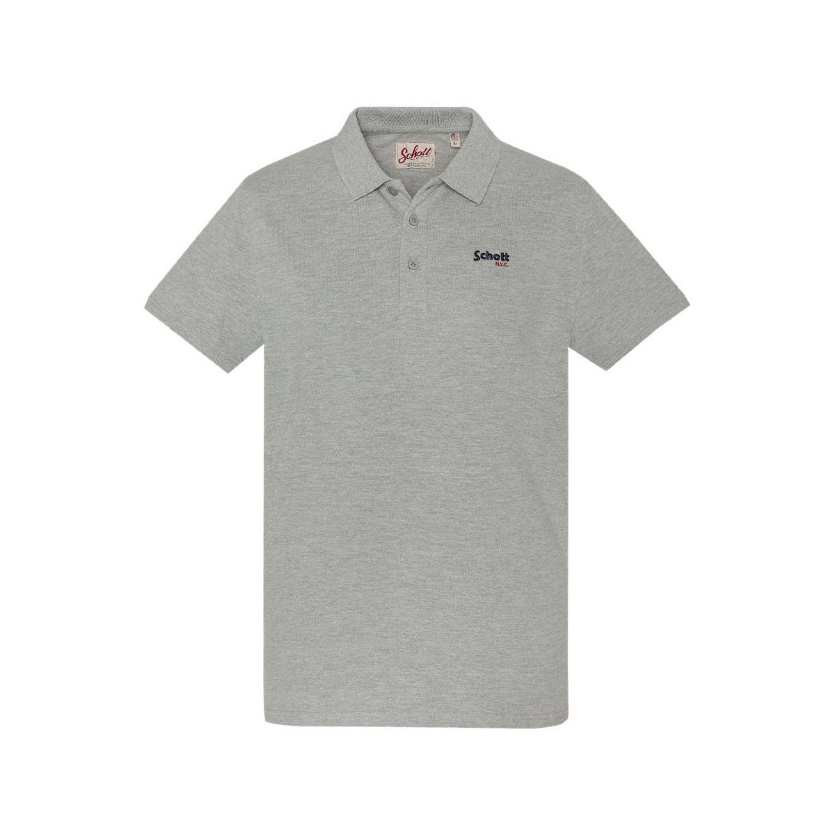 Abbigliamento Uomo T-shirt & Polo Schott SC0022 Grigio