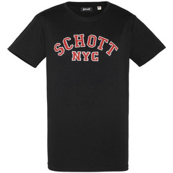 Abbigliamento Uomo T-shirt & Polo Schott TSCREW19A Nero