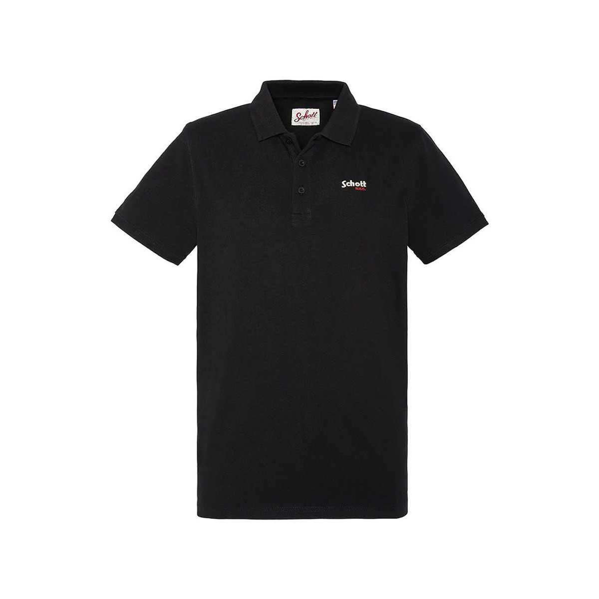 Abbigliamento Uomo T-shirt & Polo Schott SC0022 Nero