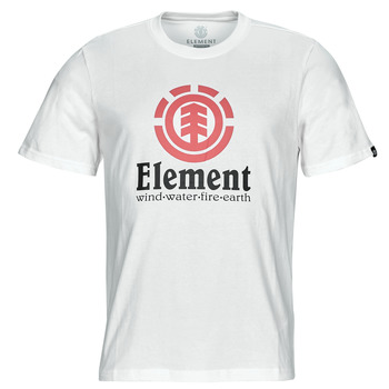 Abbigliamento Uomo T-shirt maniche corte Element VERTICAL SS Bianco