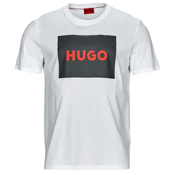 Abbigliamento Uomo T-shirt maniche corte HUGO Dulive222 Bianco