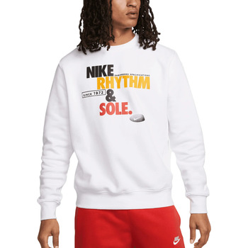 Abbigliamento Uomo Felpe Nike Rhythm and Sole Bianco
