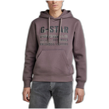 Abbigliamento Uomo Felpe G-Star Raw Sweatshirt à capuche  Multi layer originals Viola