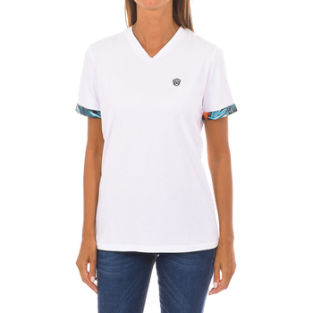Abbigliamento Donna T-shirt maniche corte Galvanni GLVSM1100241-WHITEMULTI Bianco