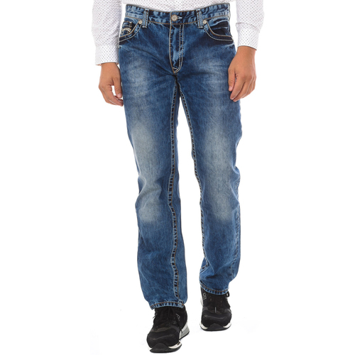 Abbigliamento Uomo Pantaloni Galvanni GLVSM1677681-DENIM Blu