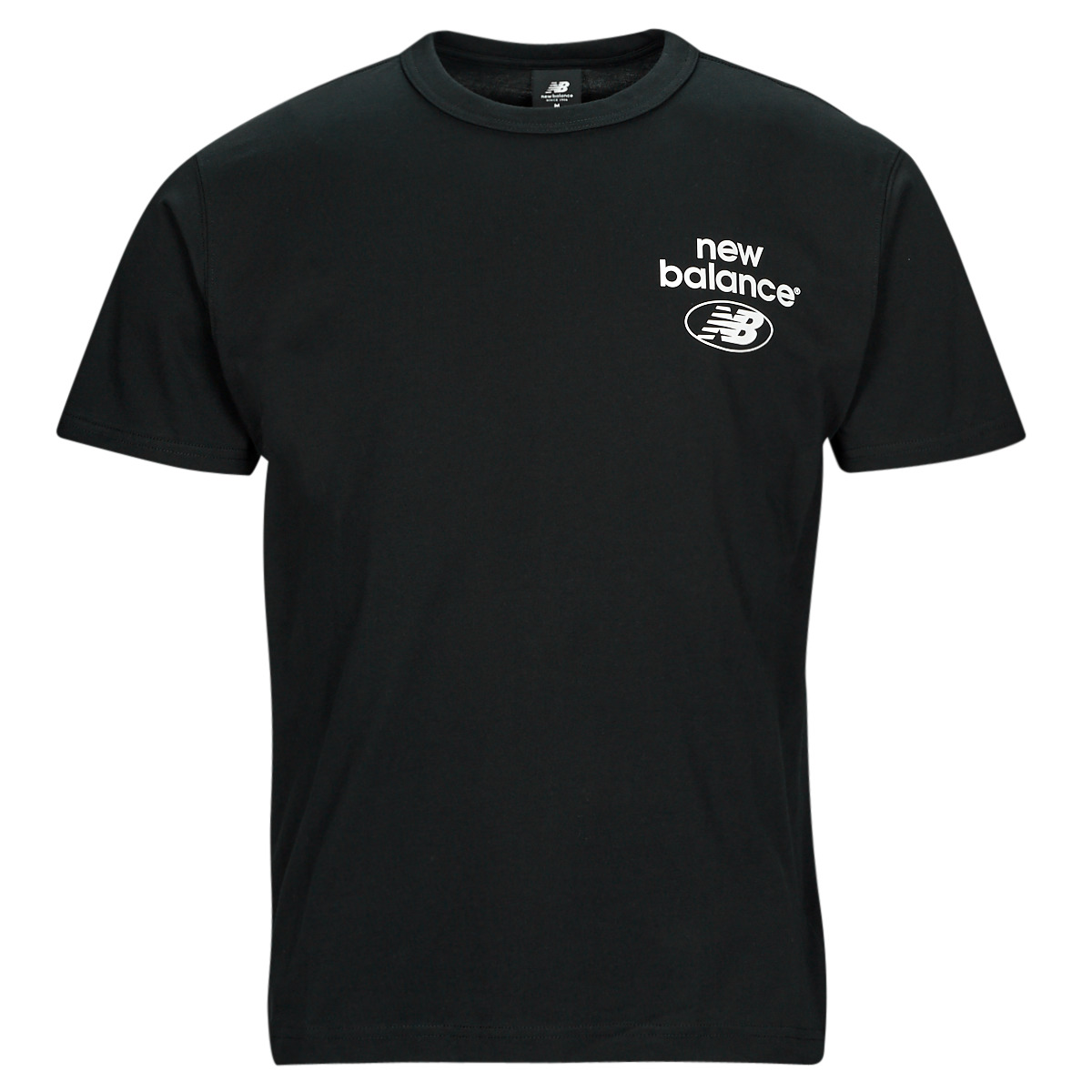 Abbigliamento Uomo T-shirt maniche corte New Balance Essentials Logo T-Shirt Nero