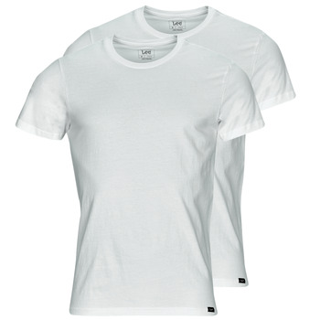 Abbigliamento Uomo T-shirt maniche corte Lee TWIN PACK CREW Bianco