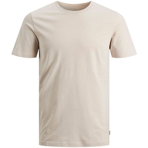 Abbigliamento Uomo T-shirt & Polo Jack & Jones 12156101 JJEORGANIC BASIC TEE-MOONBEAM Beige