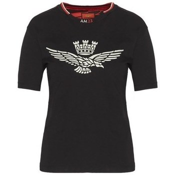 Abbigliamento Donna T-shirt maniche corte Aeronautica Militare TS2034DJ4960101 Nero