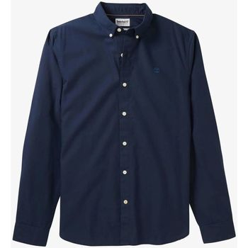 Abbigliamento Uomo Camicie maniche lunghe Timberland TB0A21X4 - LS ELVATD OXFORD-Z161 DARK SAPPHIRE Blu