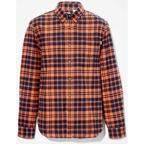 Abbigliamento Uomo Camicie maniche lunghe Timberland TB0A5Y75CZ01 - FLANNEL CHECK-RUST Arancio