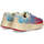 Scarpe Donna Sneakers basse Fessura sneaker RUNFLEX01 beige rosso blu Rosa