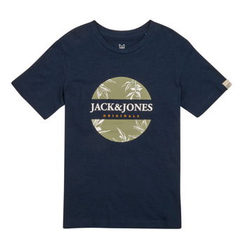 Abbigliamento Bambino T-shirt maniche corte Jack & Jones JORCRAYON BRANDING TEE SS CREW NECK Marine