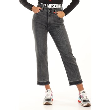 Abbigliamento Donna Jeans dritti Love Moschino WQ46383S3845 BLU