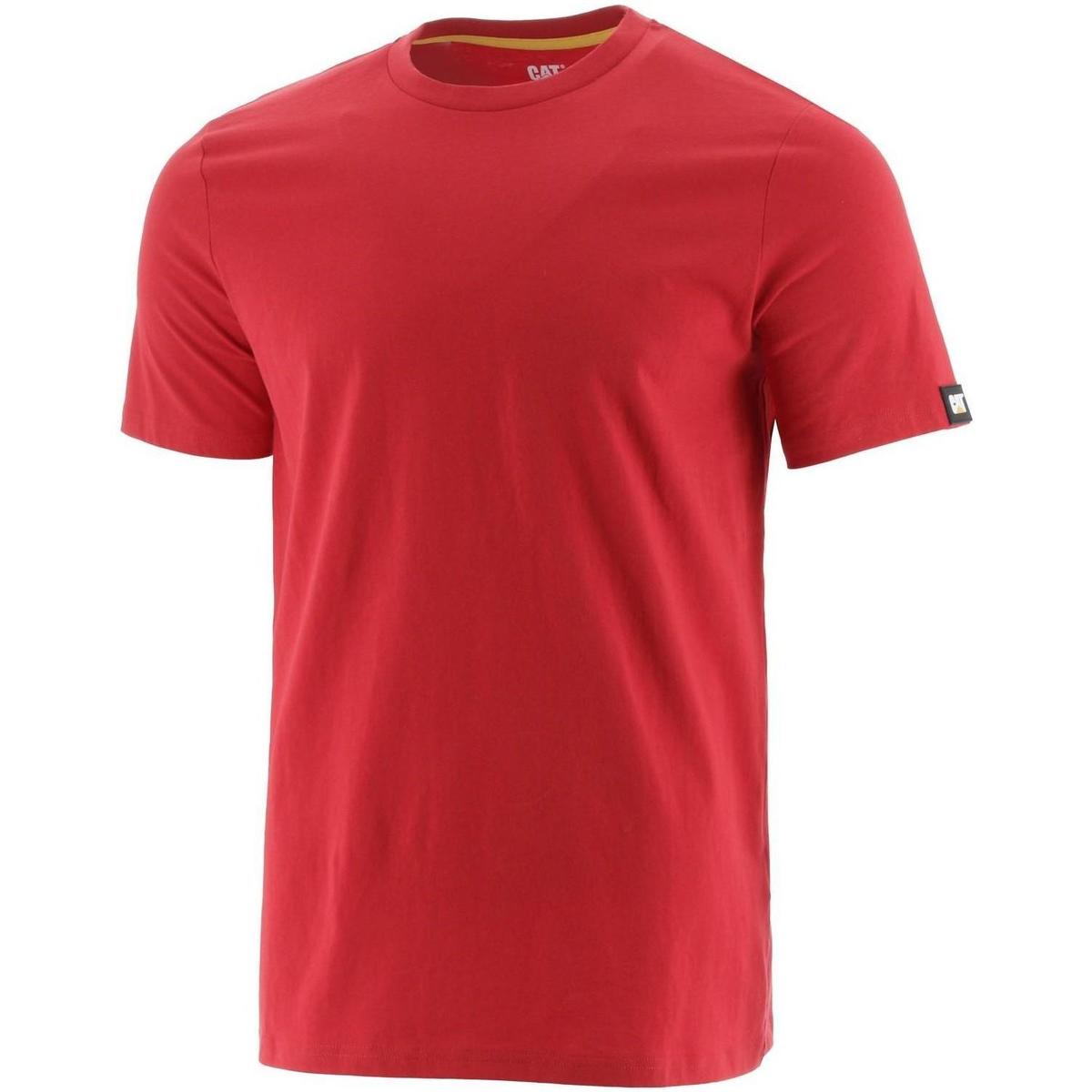 Abbigliamento Uomo T-shirt maniche corte Caterpillar Essentials Rosso