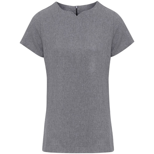 Abbigliamento Donna T-shirts a maniche lunghe Premier Viola Grigio