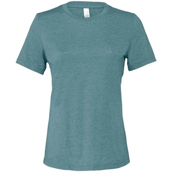 Abbigliamento Donna T-shirts a maniche lunghe Bella + Canvas  Blu