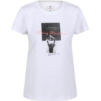 Abbigliamento Donna T-shirts a maniche lunghe Regatta  Bianco