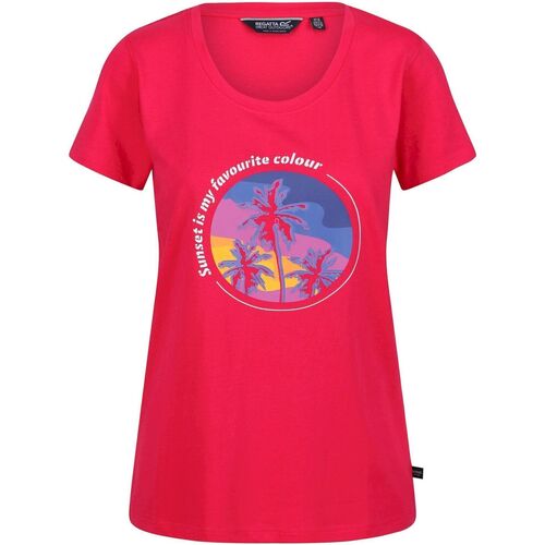 Abbigliamento Donna T-shirts a maniche lunghe Regatta Filandra VI Rosso