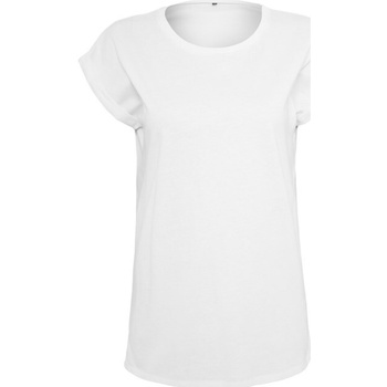 Abbigliamento Donna T-shirts a maniche lunghe Build Your Brand BY021 Bianco